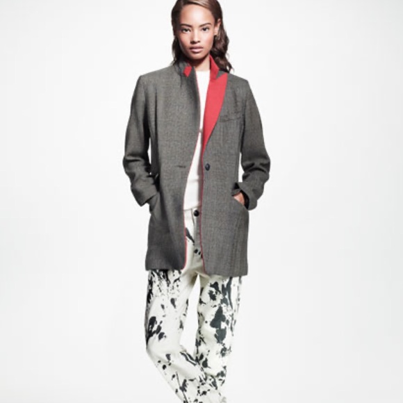Rag & Bone Paloma Jacket With Red Lapel - Picture 15 of 16